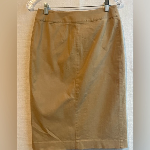 Lauren Ralph Lauren Front Slit Skirt Size 2 Safari Work Wear - Picture 4 of 5